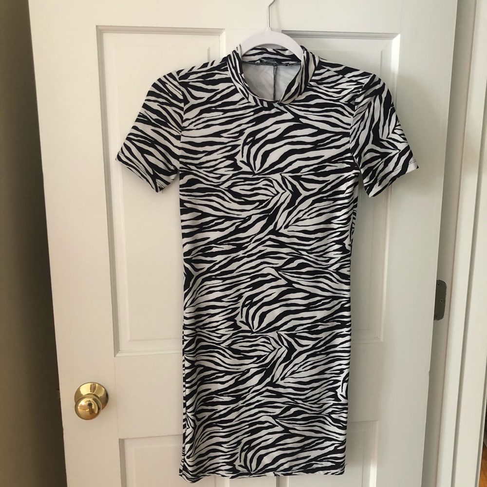 Zebra print Body-con Dress size Small